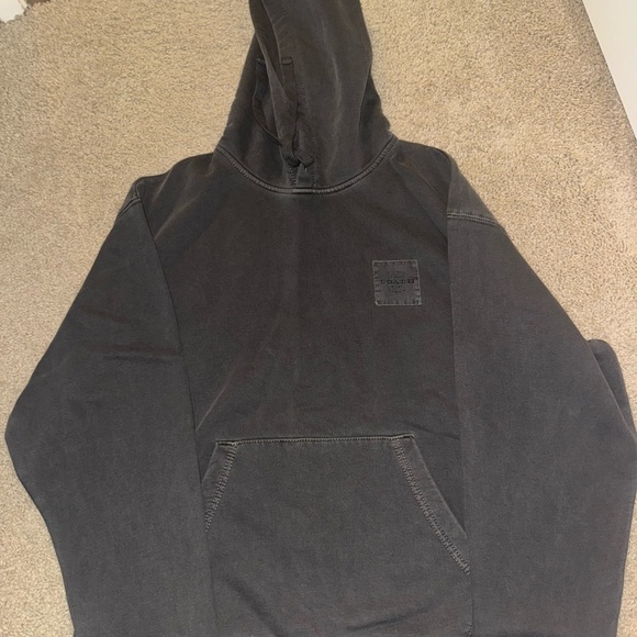 Men's Grey Hoodie Coach - Picture 1 of 3